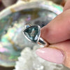 Teal Coloured Aquamarine Ring