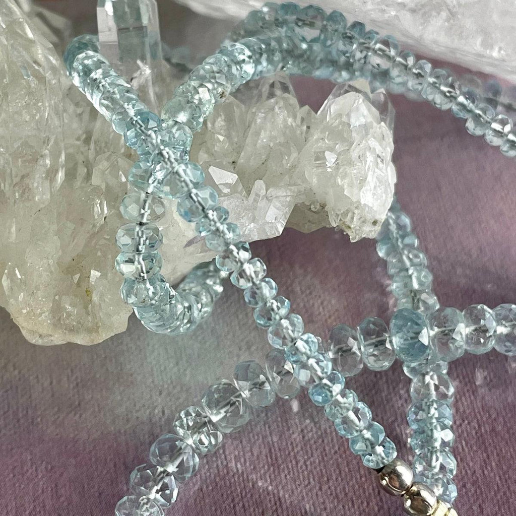 Small Bead Gemstone Necklace