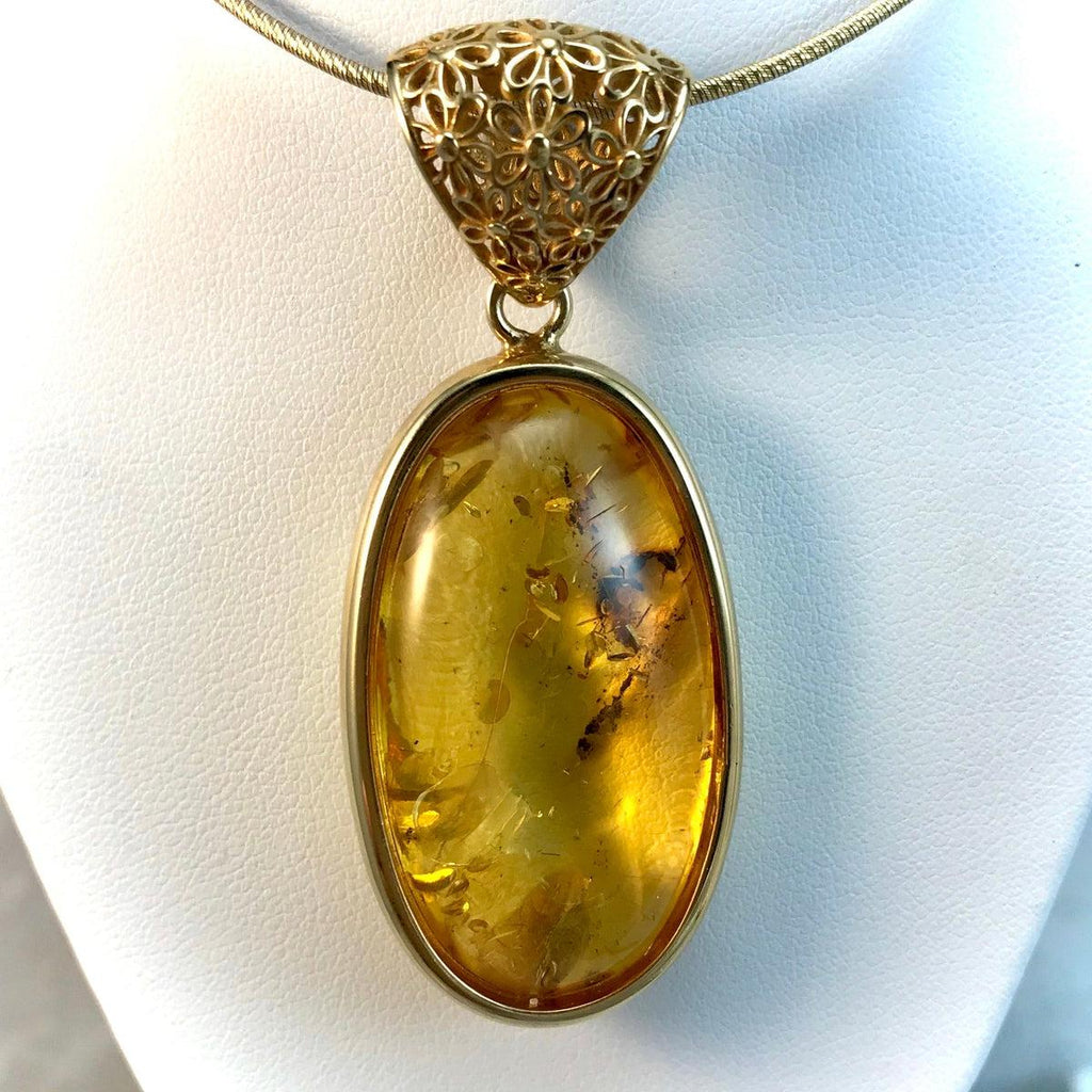 Rare Amber With Fossil 