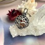 Intricate Silver Work Pendant