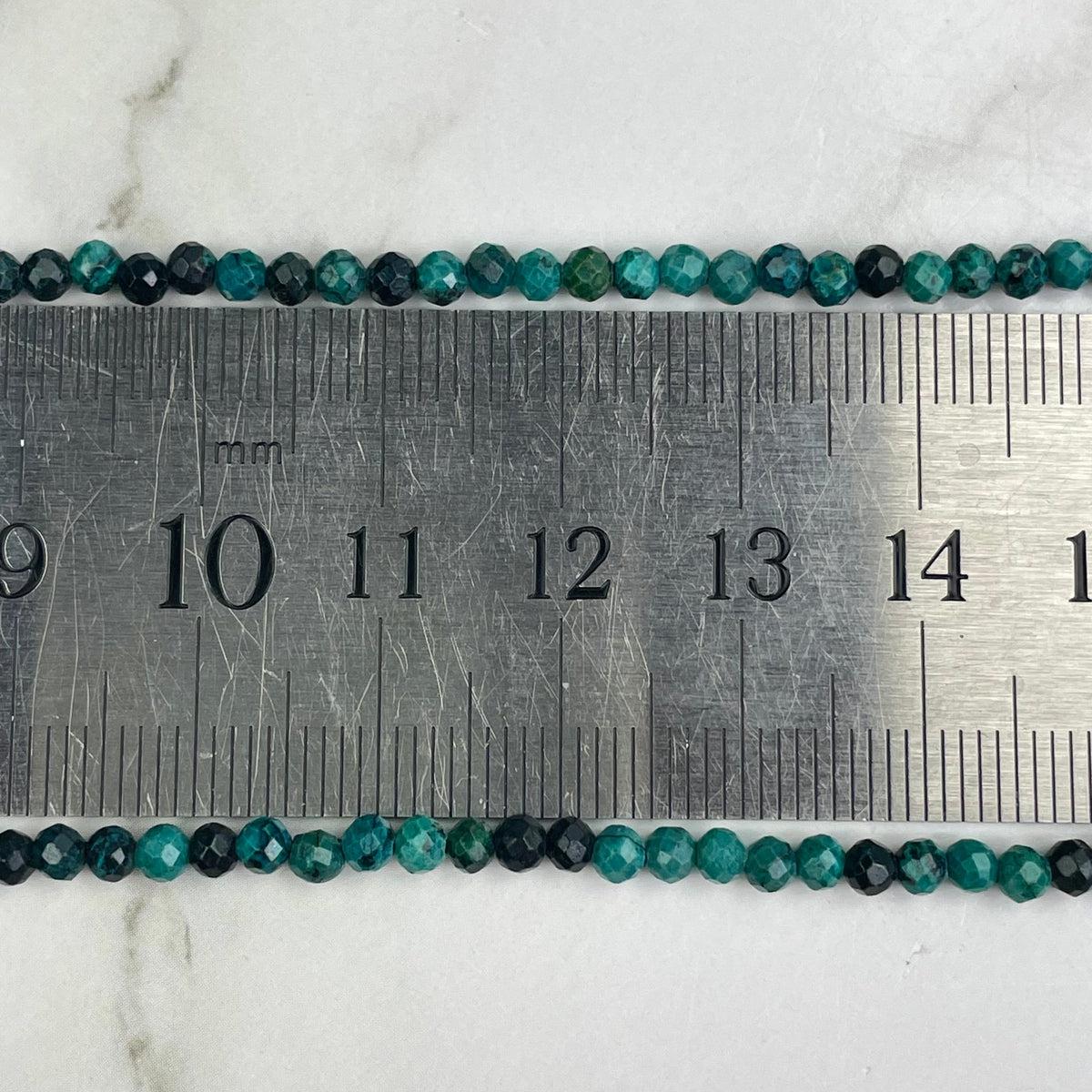 Chrysocolla Faceted Beads