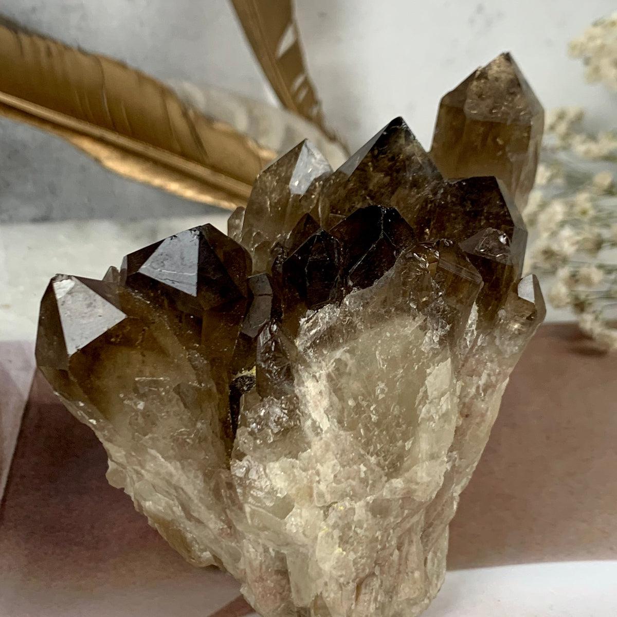 Freestanding Smokey Quartz Points