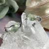 Prehnite With Epidote Silver Ring