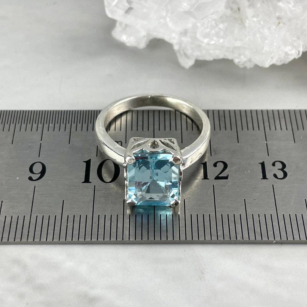 Blue Topaz Gemstone Ring