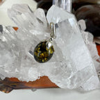 Green Baltic Amber Pendant