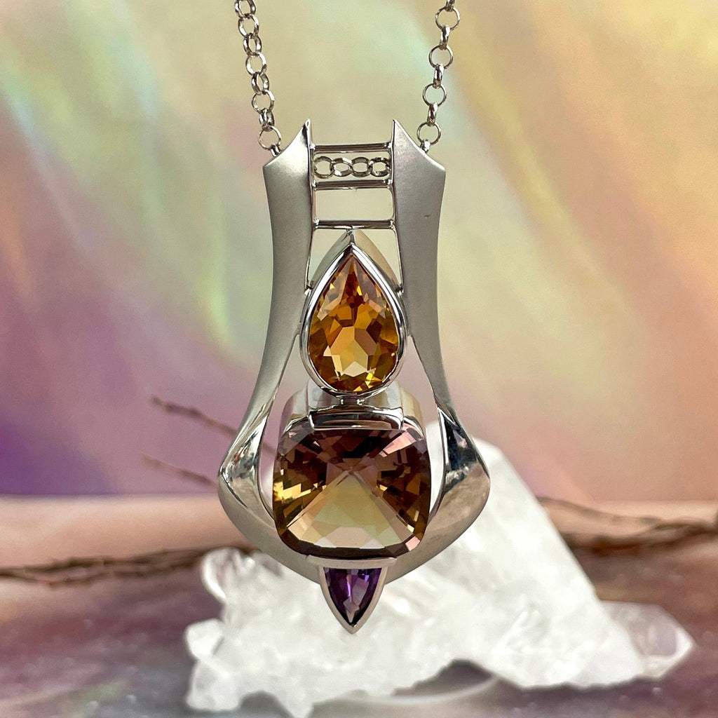 One Of A Kind Gemstone Necklace