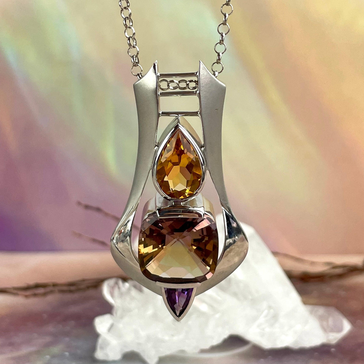 One Of A Kind Gemstone Necklace