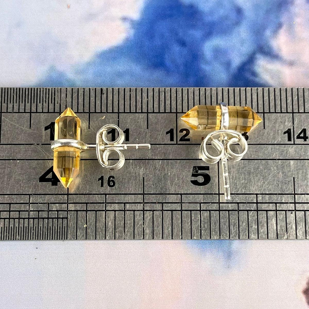 Citrine Stud Earrings