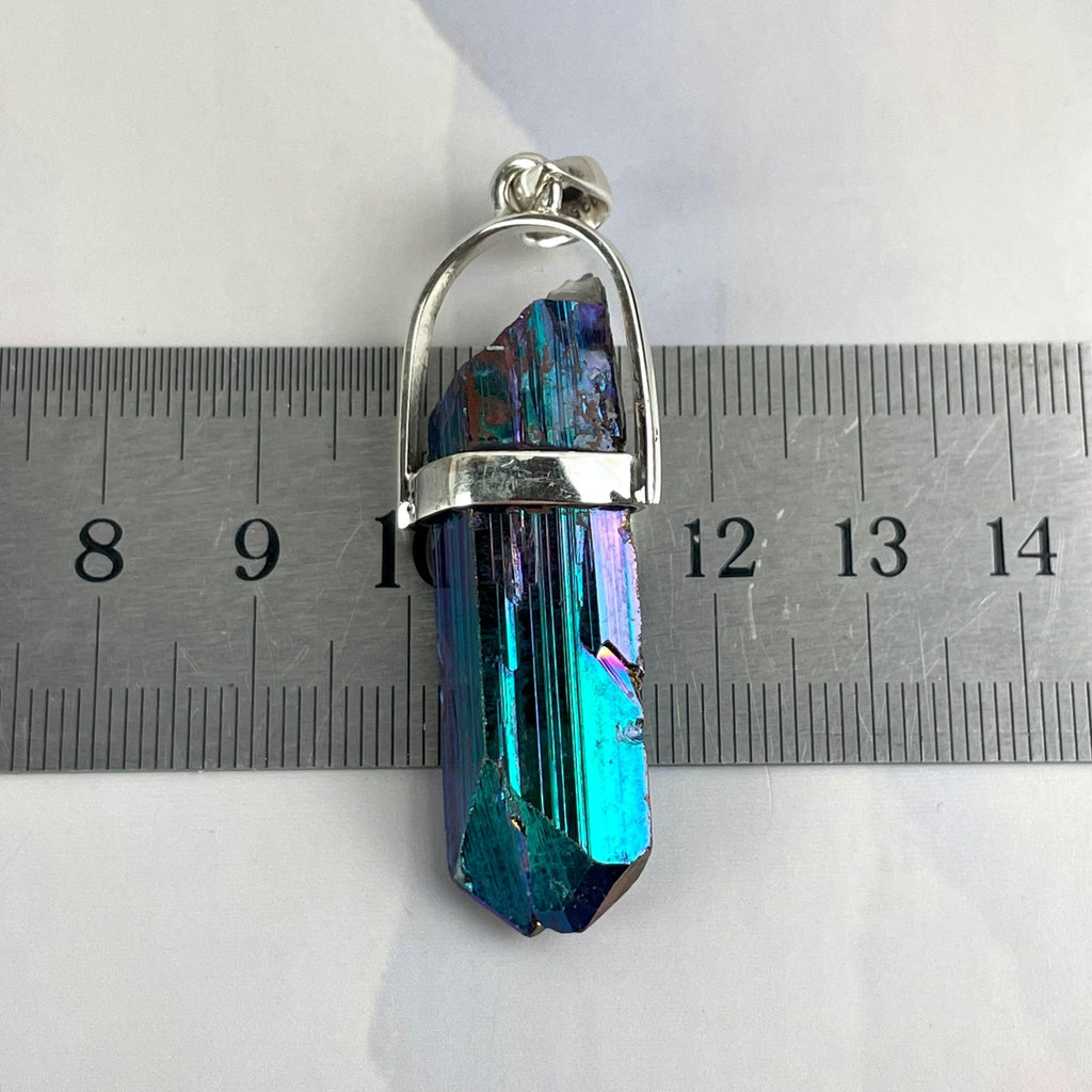 Raw Crystal Bar Pendant