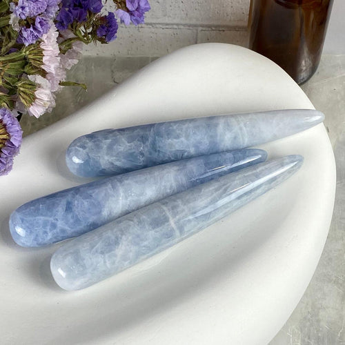 Blue Calcite Massage Wand