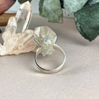 Double Point Crystal Ring