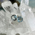 Blue Crystal Stud Earrings