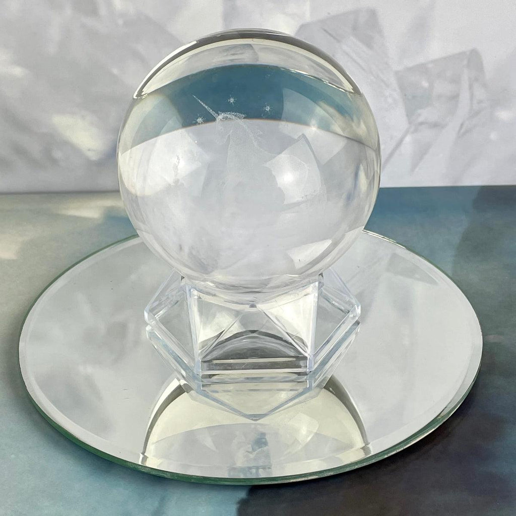 Hexagon Crystal Ball Stand