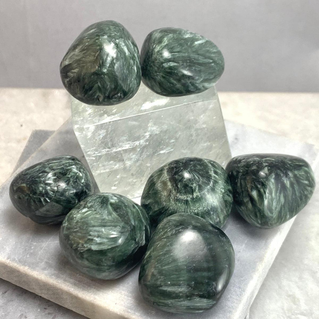 Seraphinite Tumbled Stone