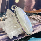 Moonstone Silver Feature Pendant