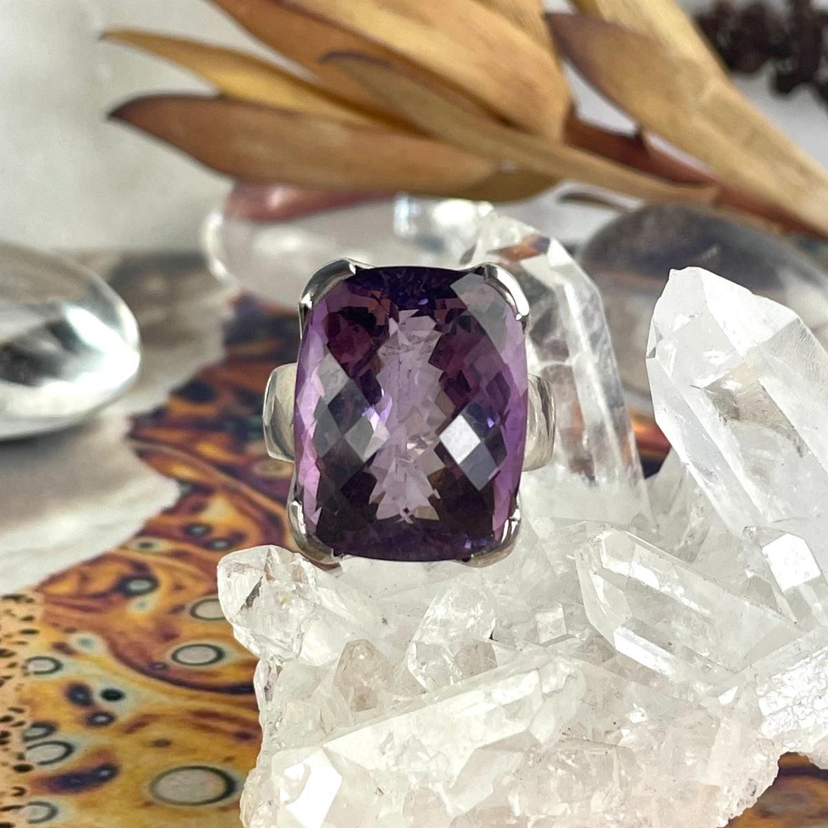 Sterling Silver Amethyst Ring