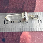 Clear Quartz & Topaz Point Pendant