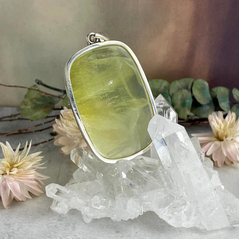 Large Prehnite Cabochon