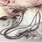 Garnet Small Bead Necklace