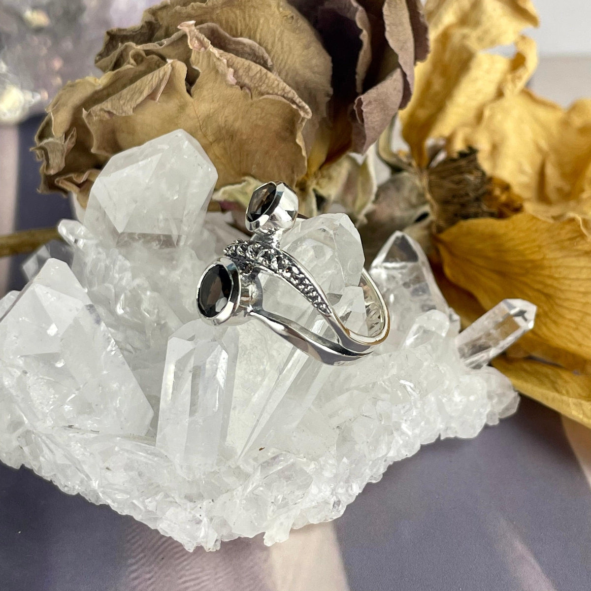 Small Size Smokey Quartz Ring