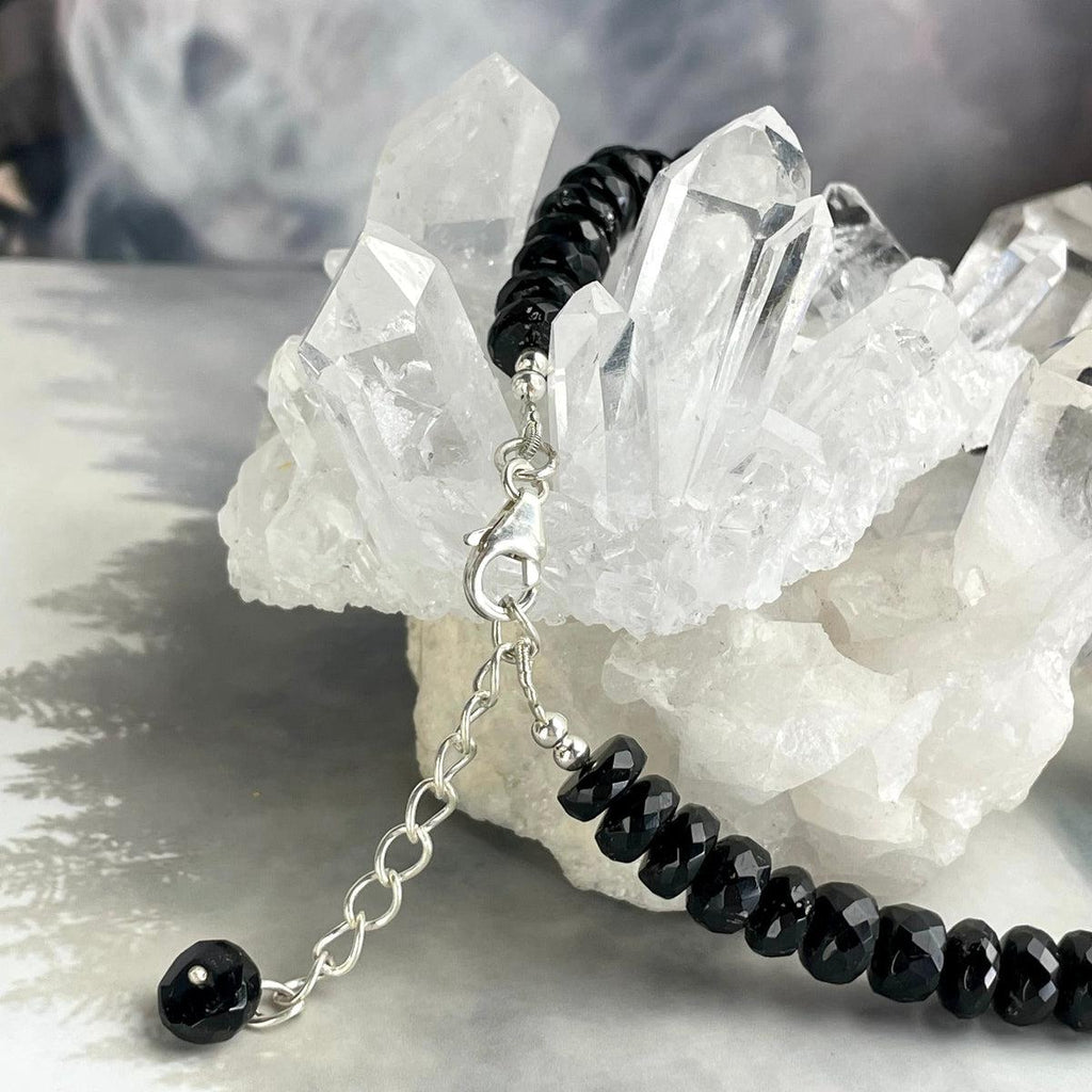 Black Tourmaline Bead Necklace