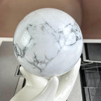 Howlite Crystal Balls 4.5-5.5cm