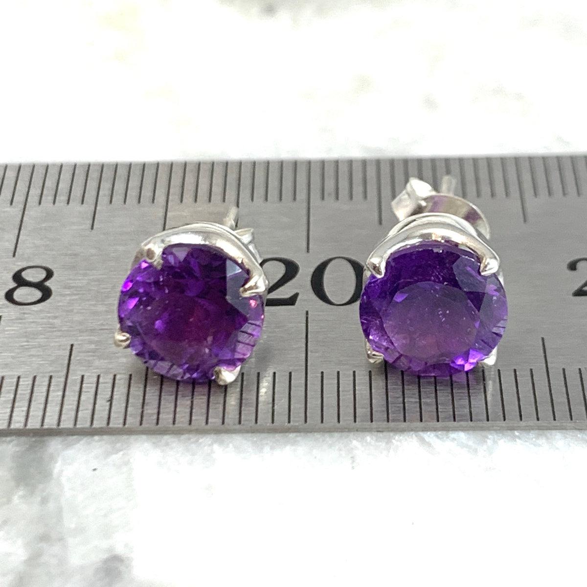 Amethyst Crystal Earrings