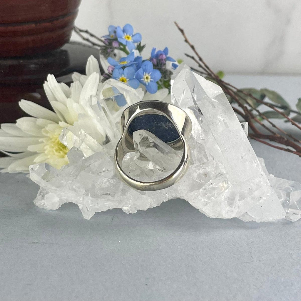 Bright Blue Crystal Ring
