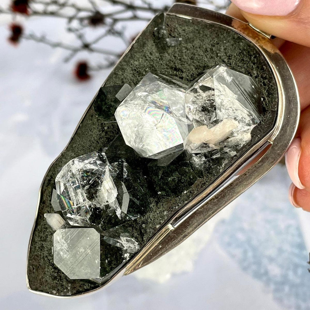 Apophyllite & Stilbite Crystal Jewellery