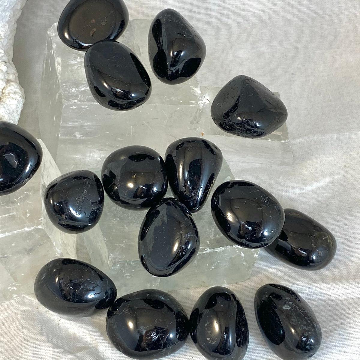 Polished Black Tourmaline