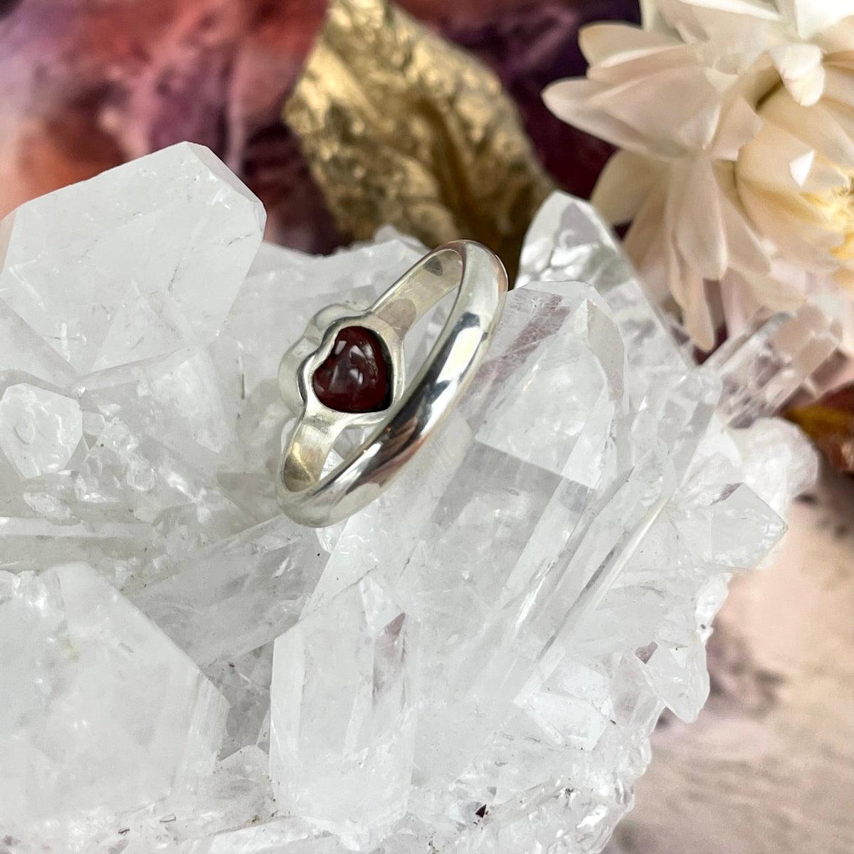 Heart Gemstone Ring
