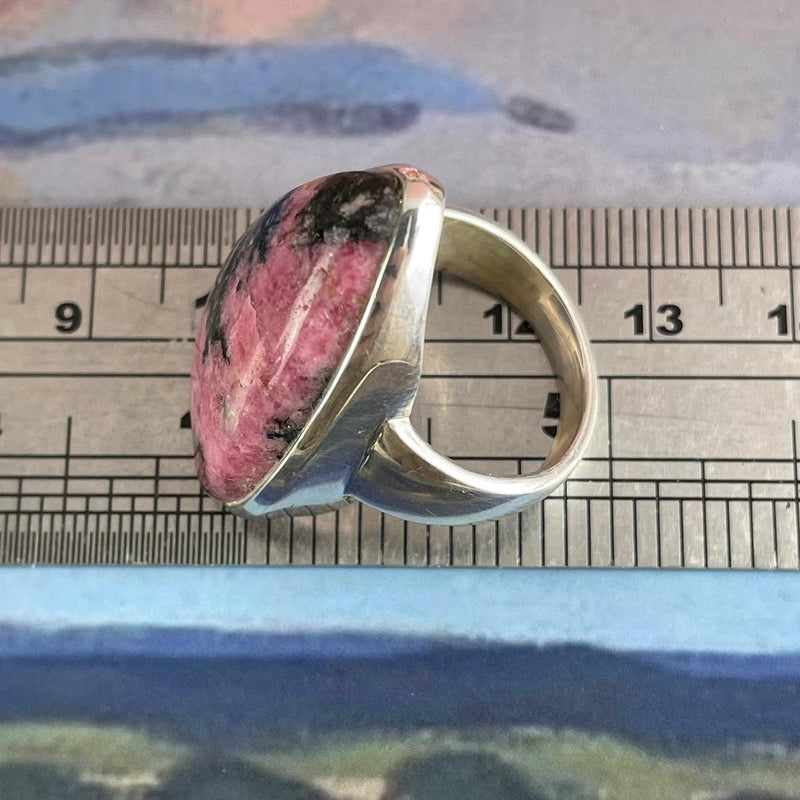 Hot Pink Gemstone Ring