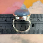 Pale Blue Oval Ring