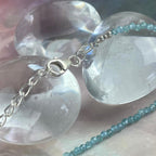 Multi Apatite Crystal 1-2mm Bead Necklace