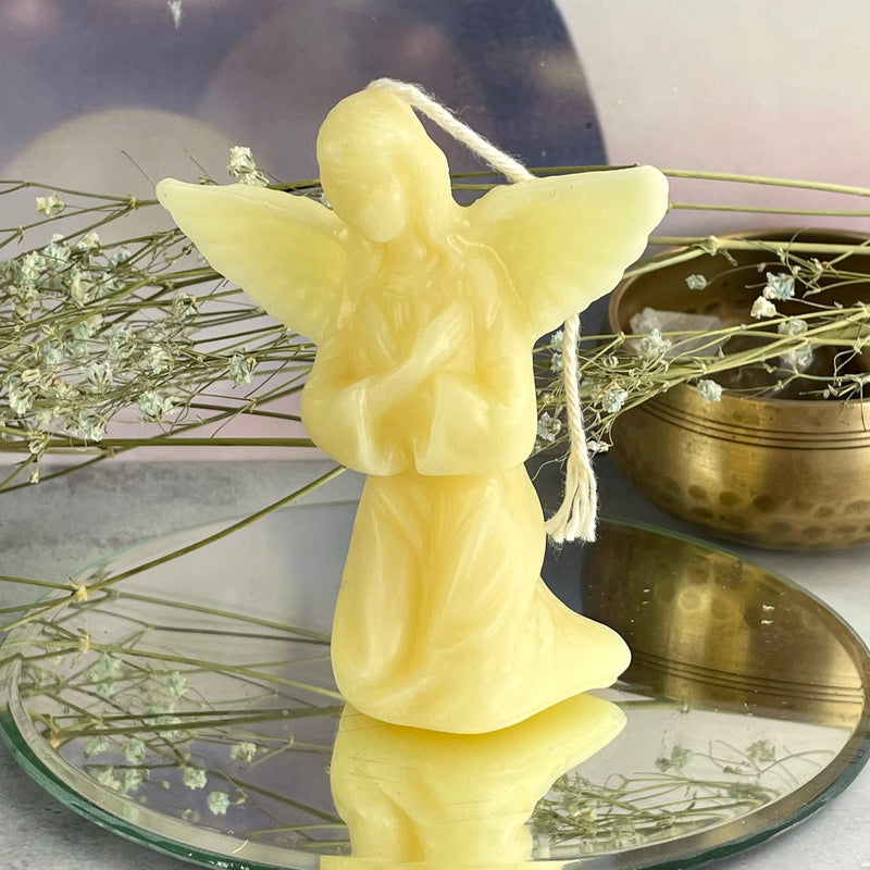 Guardian Angel Beeswax Candle