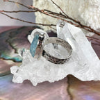 Throat Chakra Crystal Ring