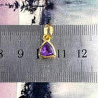 Yellow Gold Amethyst Pendant