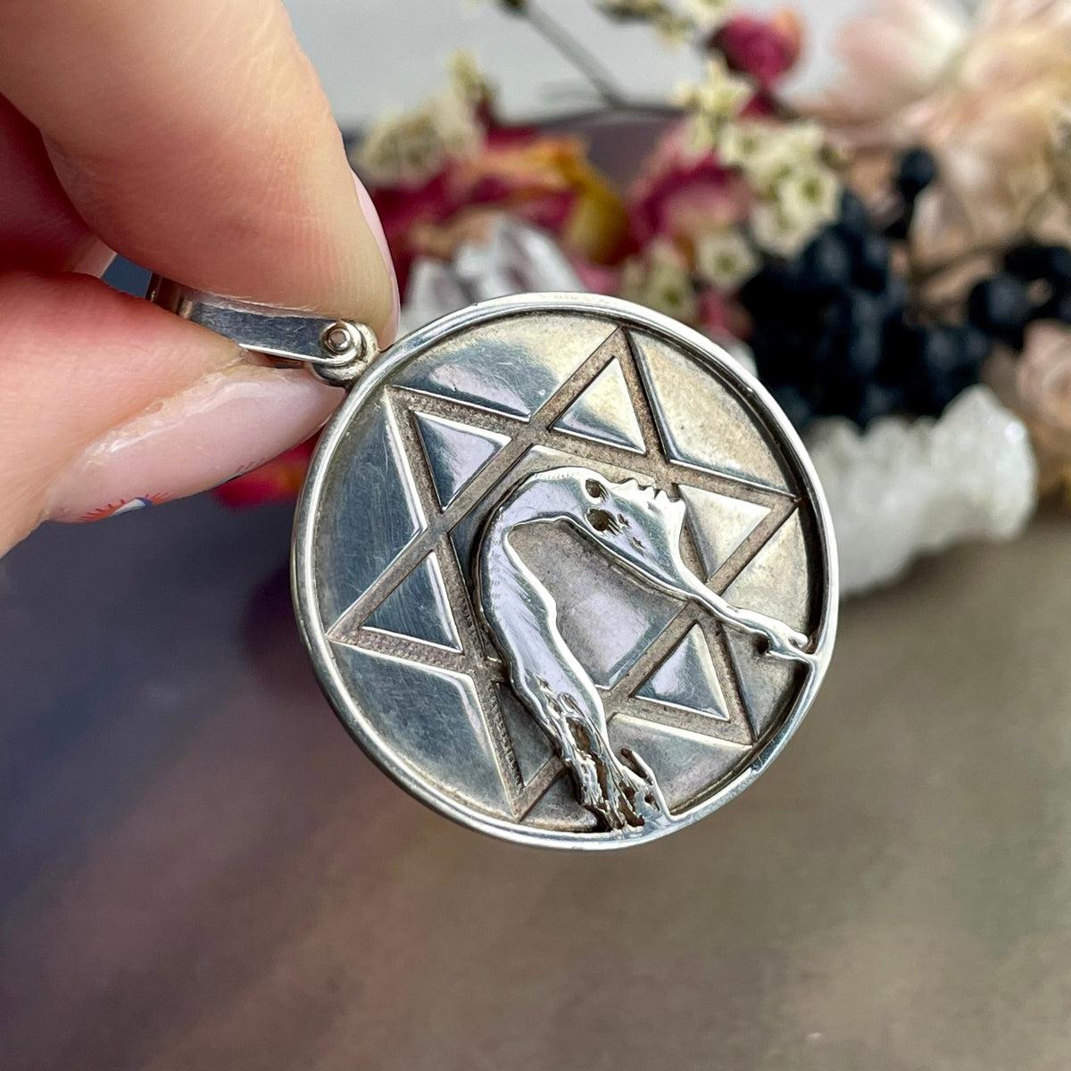 Wolf And Woman Pendant