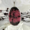 Rhodonite Extra Large Oval Pendant