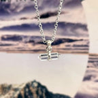 Clear Quartz Crystal Bar Pendant