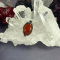 Orange Baltic Amber Pendant
