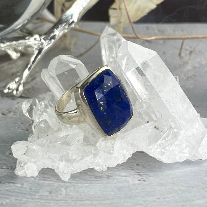 Lapis Lazuli Rectangle Ring