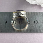 Purple Gemstone Silver Ring