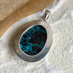 Chrysocolla Silver Necklace