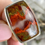 Moroccan Agate Rectangle Ring