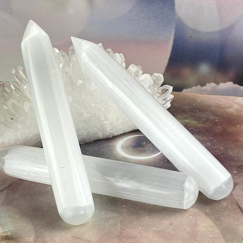 Selenite Crystal Wand