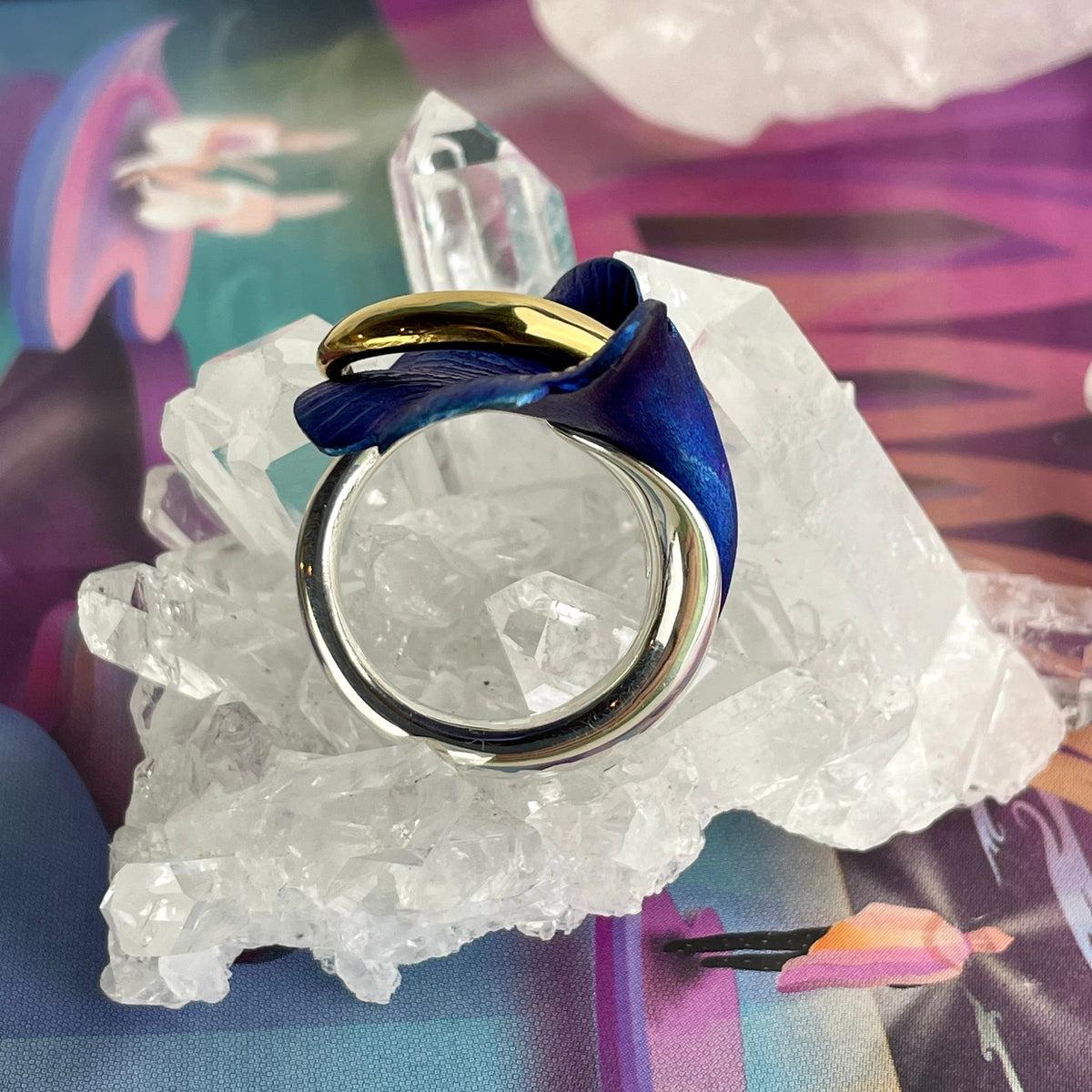 Gold And Titanium Women's Jewellery