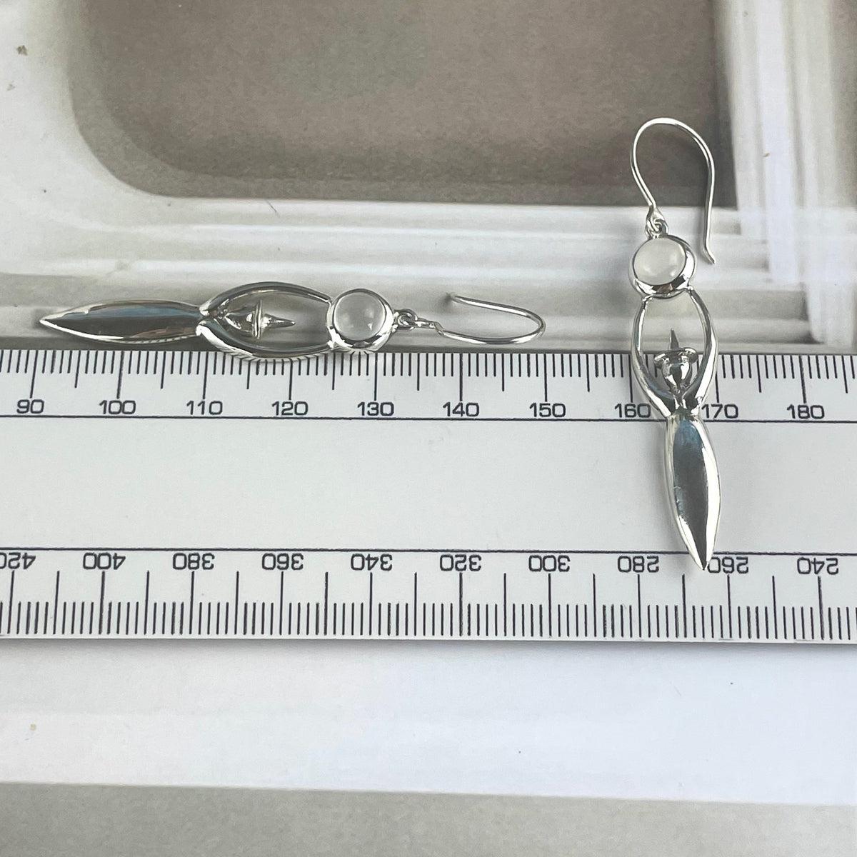Moonstone Witch Earrings