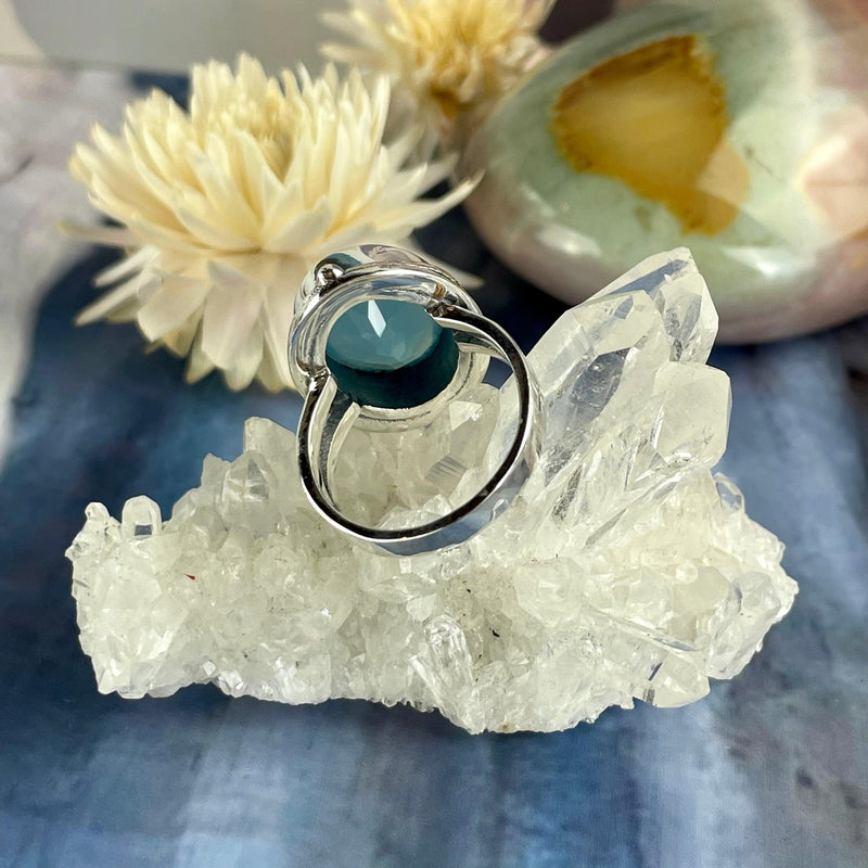 Small Size Chalcedony Ring