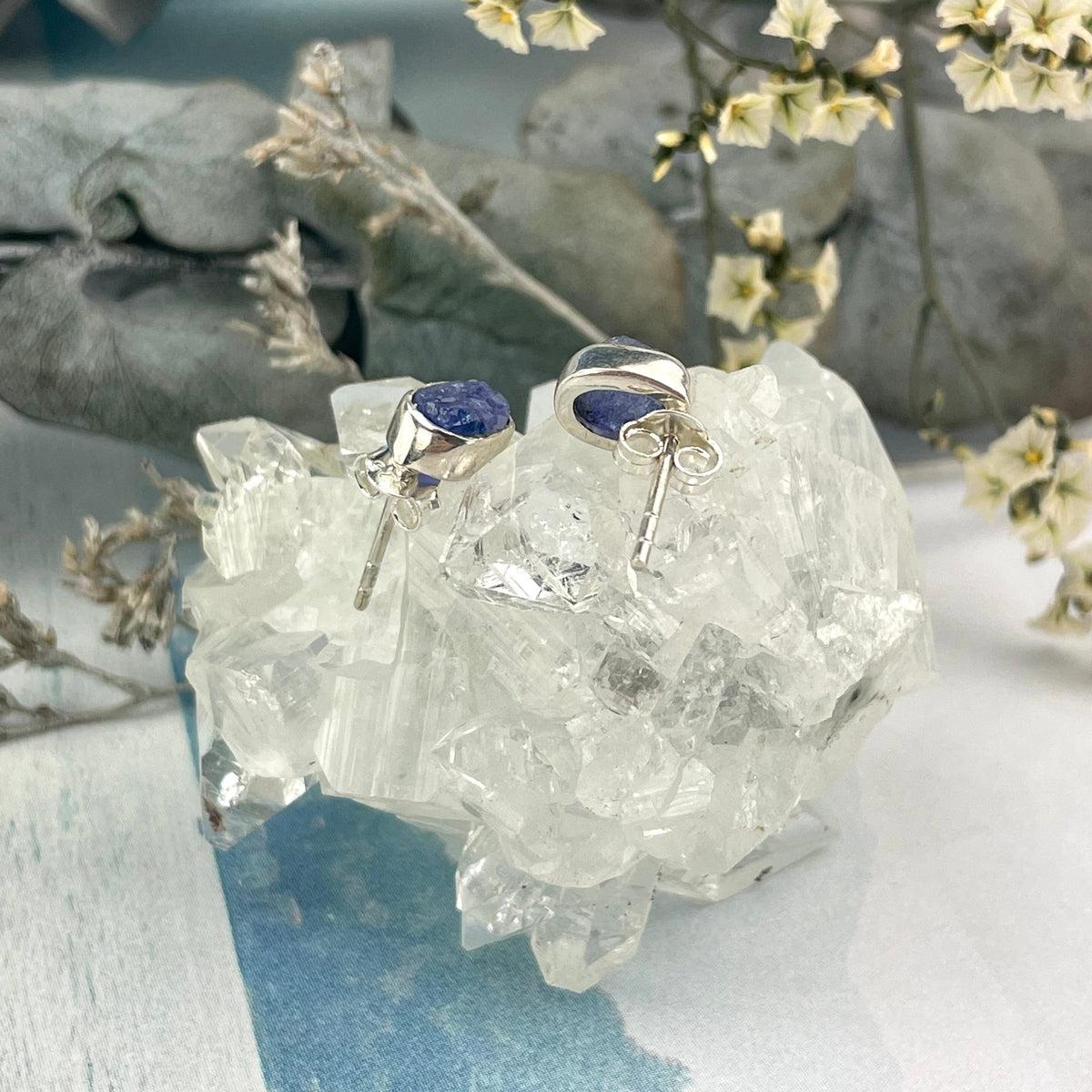Tanzanite Stud Earrings